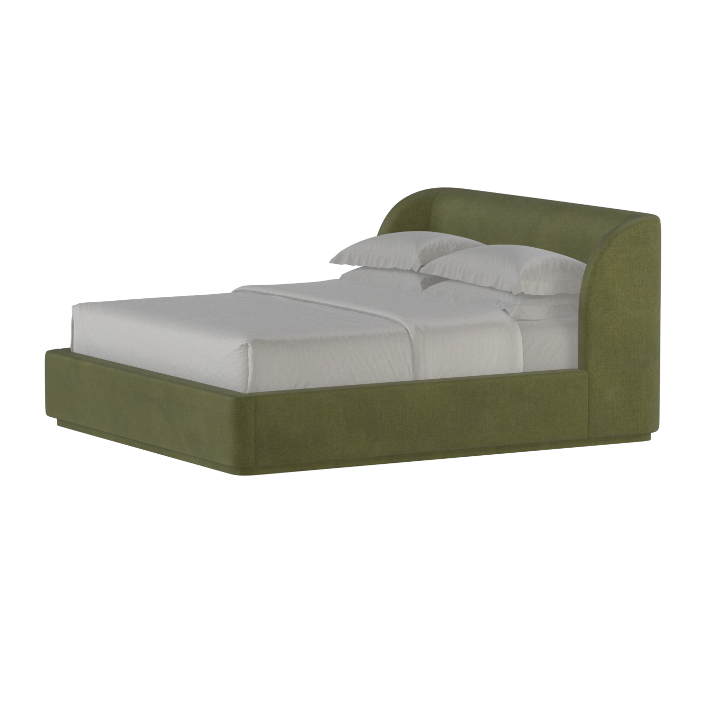 Giacomo Double Bed with Wide Panelled Headboard