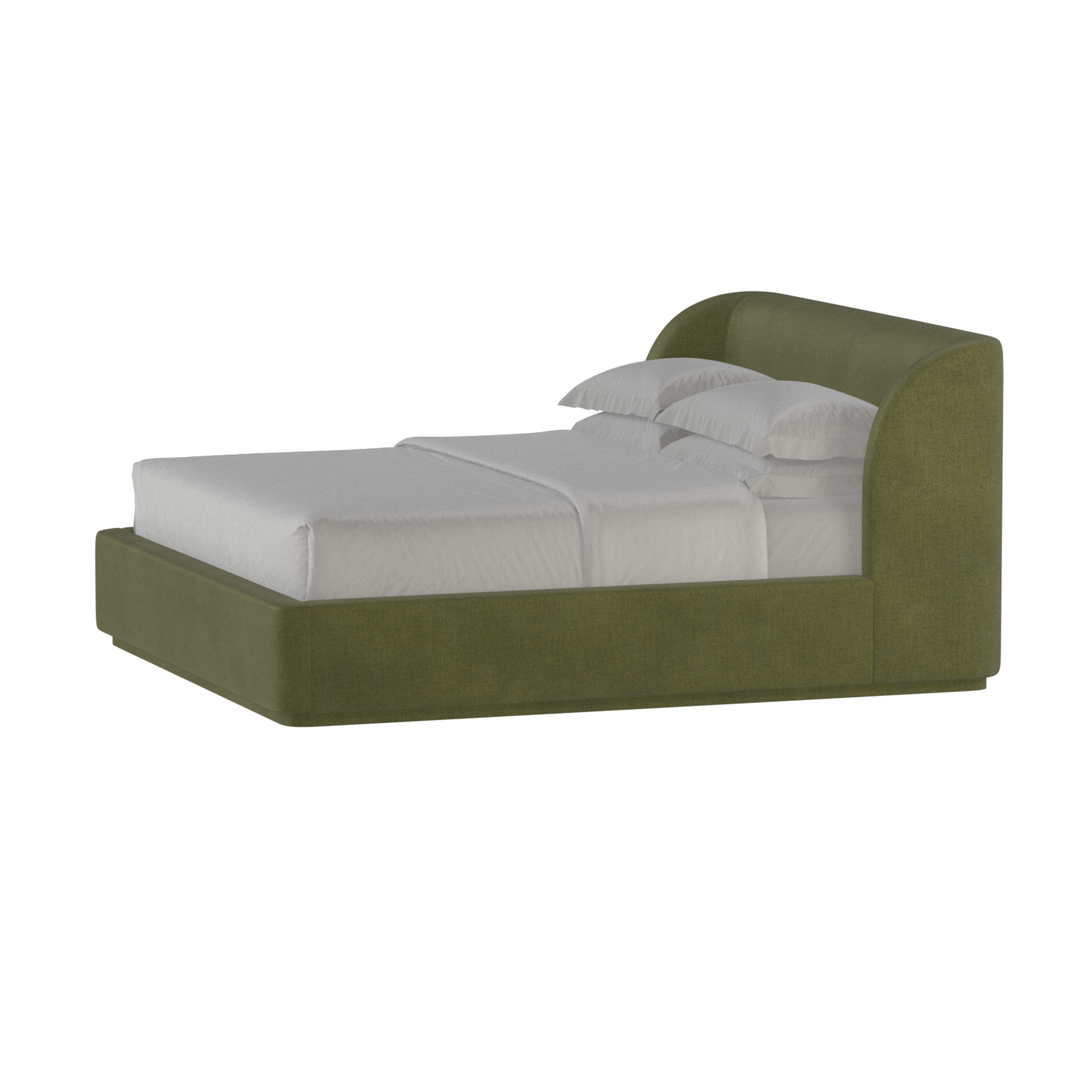 Giacomo Double Bed with Wide Panelled Headboard