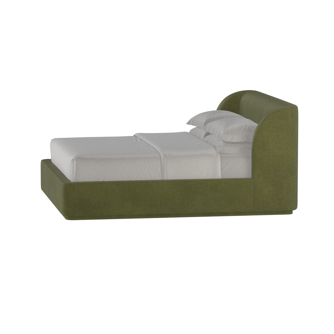 Giacomo Double Bed with Wide Panelled Headboard