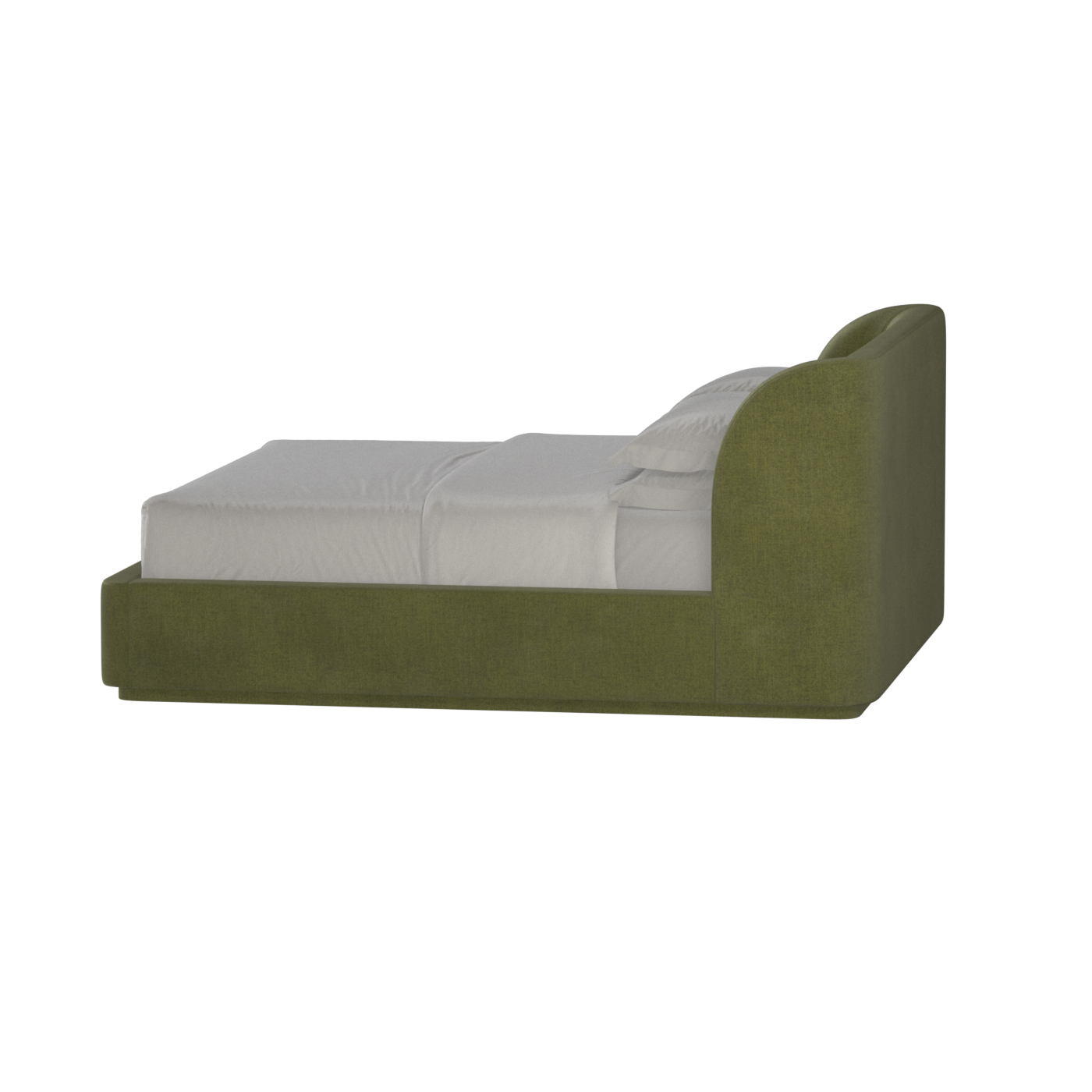 Giacomo Double Bed with Wide Panelled Headboard