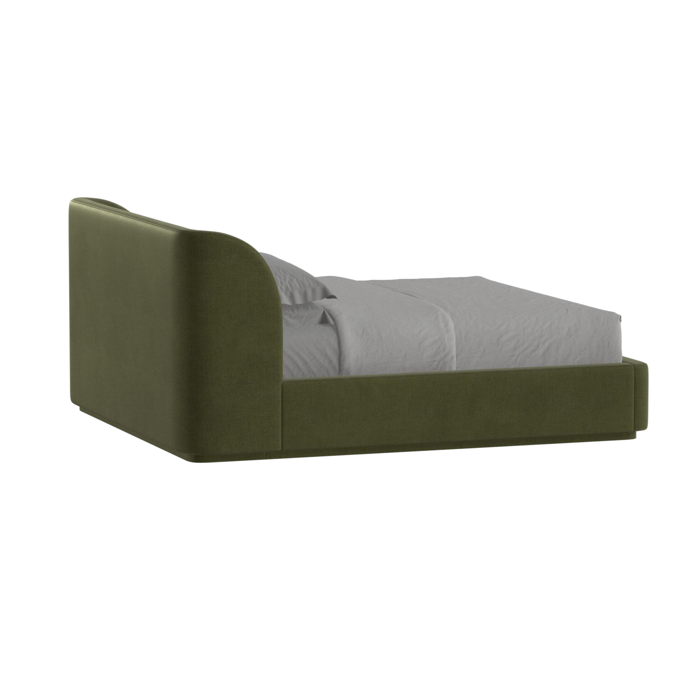 Giacomo Double Bed with Wide Panelled Headboard