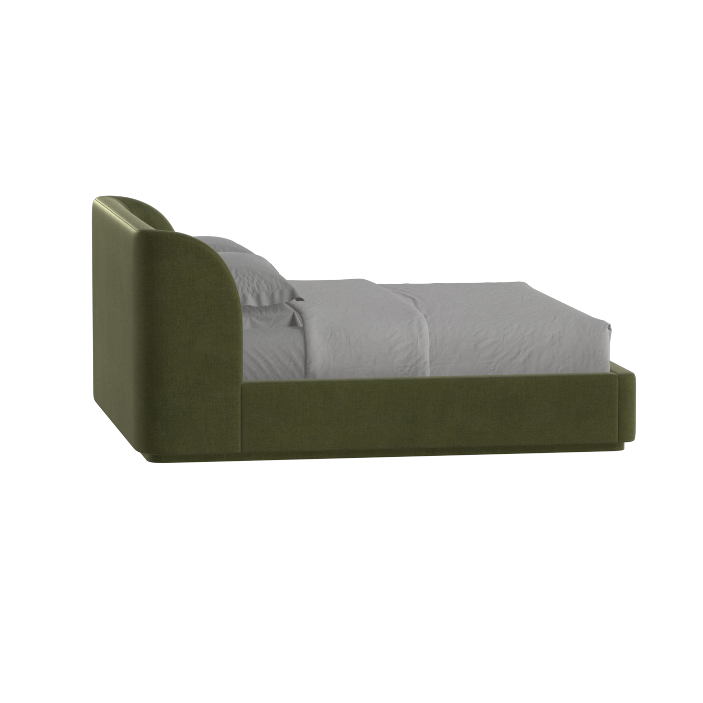 Giacomo Double Bed with Wide Panelled Headboard
