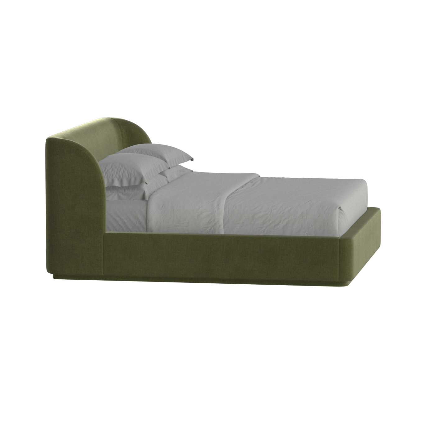 Giacomo Double Bed with Wide Panelled Headboard