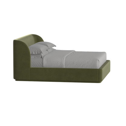 Giacomo Double Bed with Wide Panelled Headboard