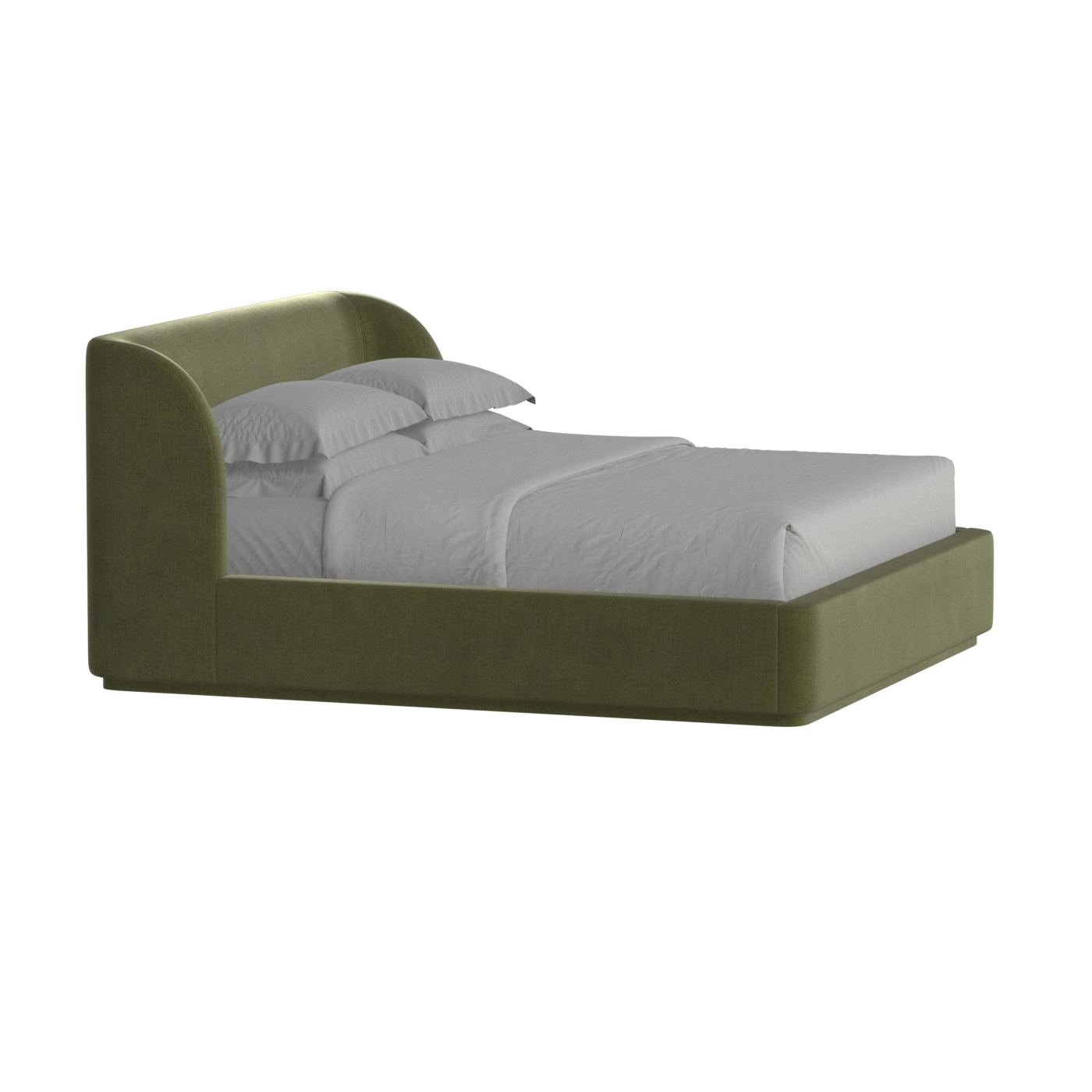 Giacomo Double Bed with Wide Panelled Headboard
