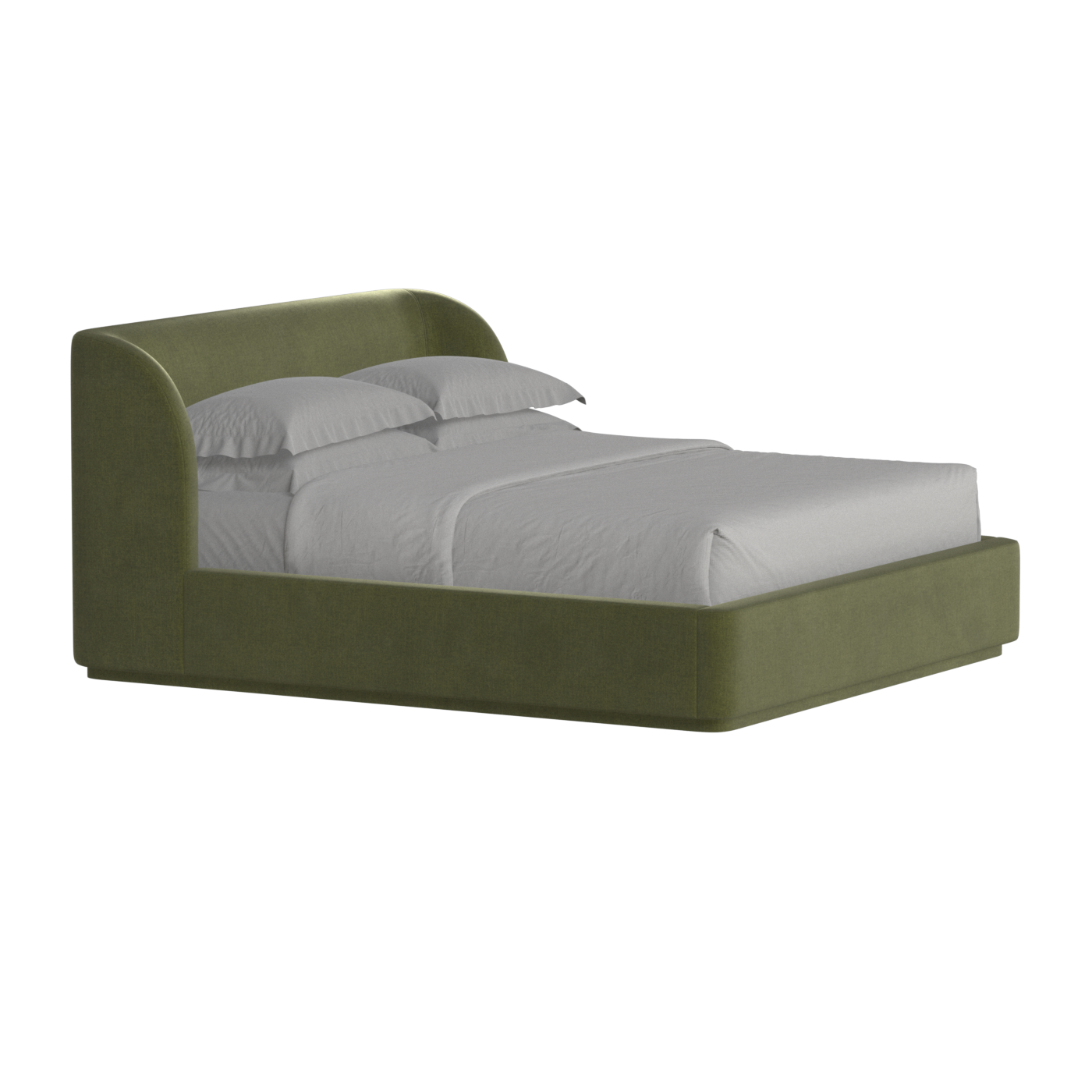 Giacomo Double Bed with Wide Panelled Headboard