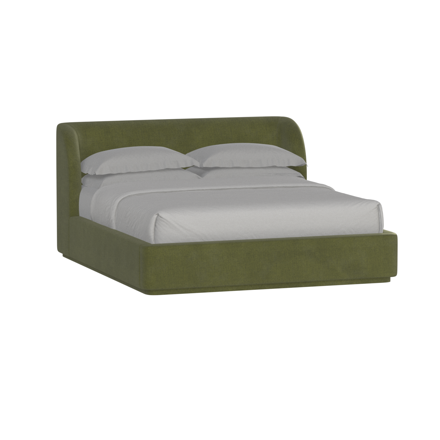 Giacomo Double Bed with Wide Panelled Headboard