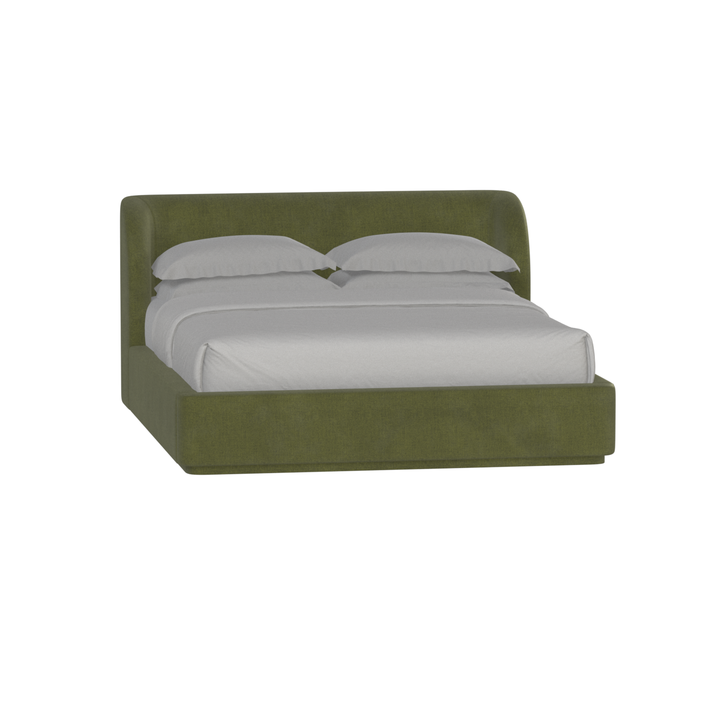 Giacomo Double Bed with Wide Panelled Headboard