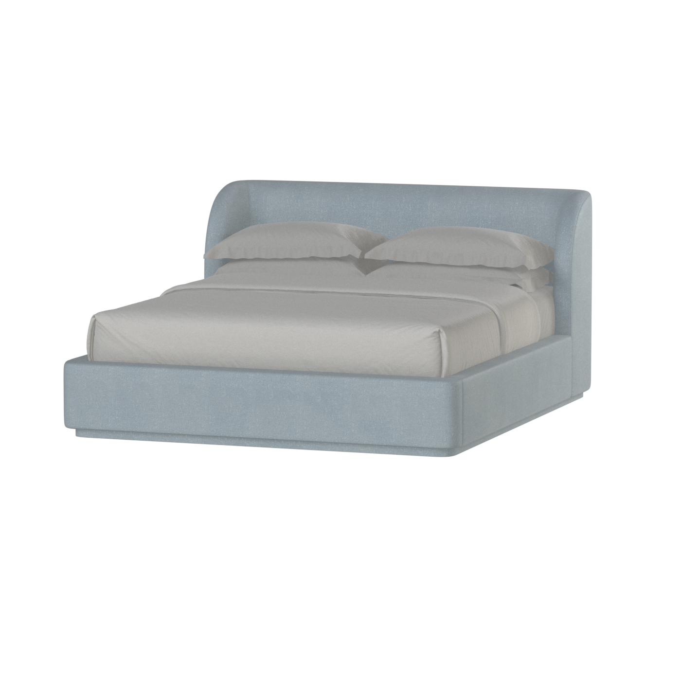 Giacomo Double Bed with Wide Panelled Headboard