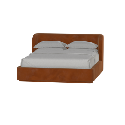 Giacomo Double Bed with Wide Panelled Headboard