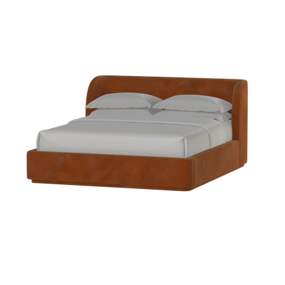 Giacomo Double Bed with Wide Panelled Headboard