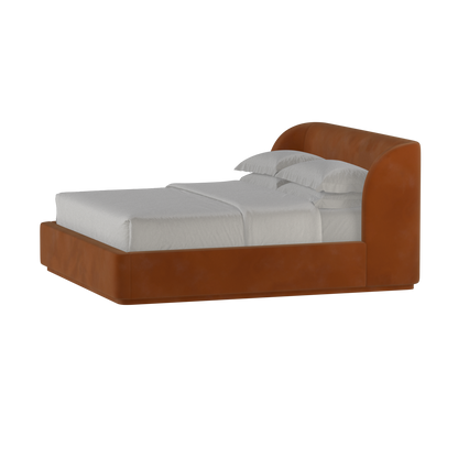 Giacomo Double Bed with Wide Panelled Headboard