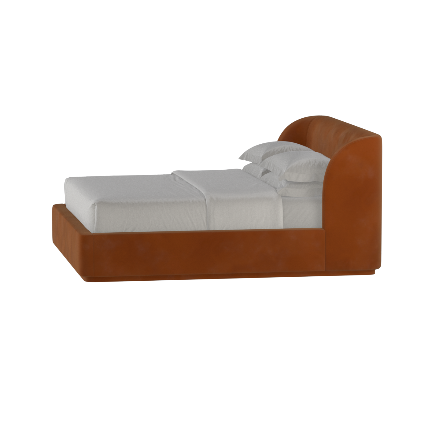 Giacomo Double Bed with Wide Panelled Headboard