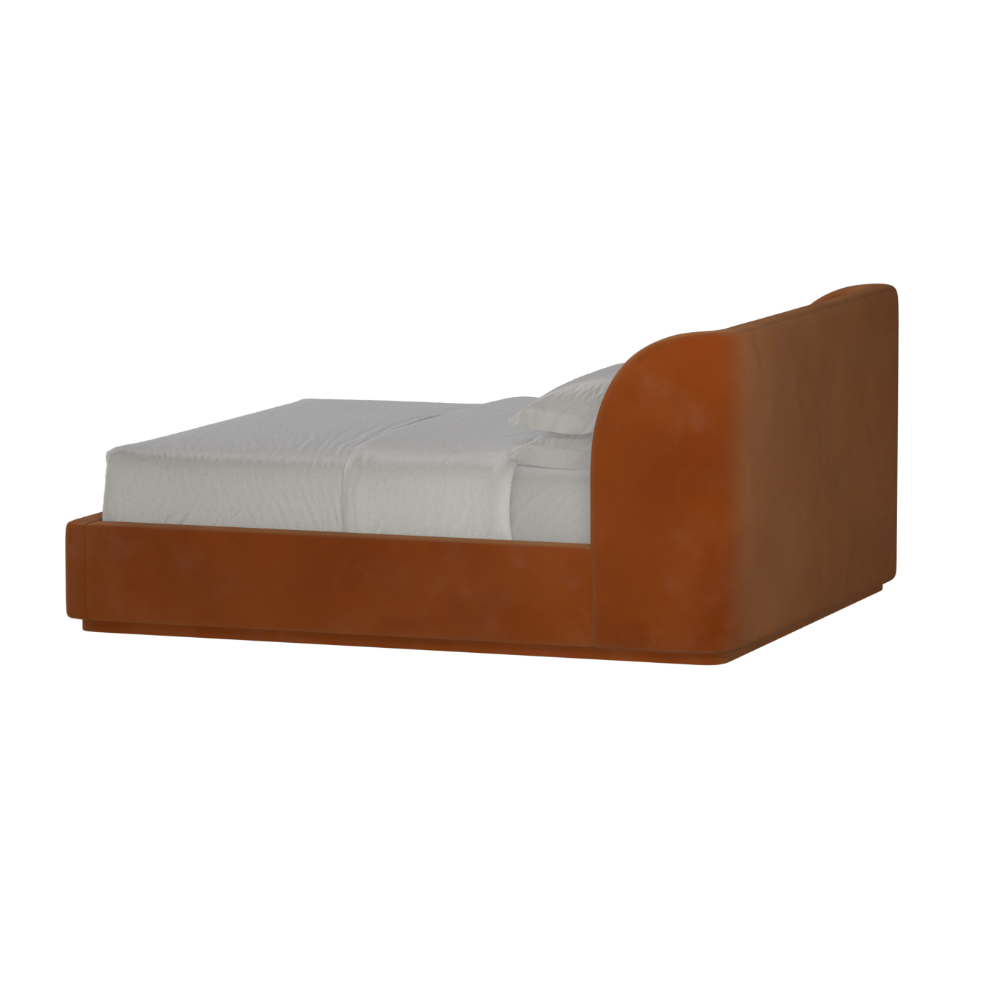 Giacomo Double Bed with Wide Panelled Headboard