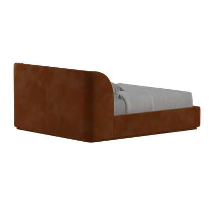 Giacomo Double Bed with Wide Panelled Headboard