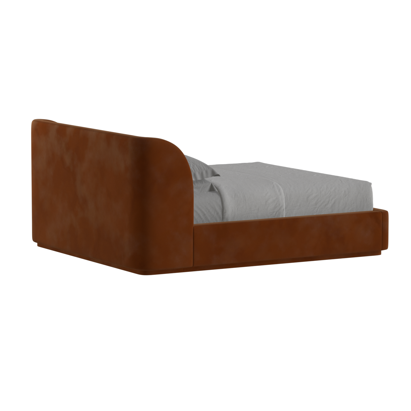Giacomo Double Bed with Wide Panelled Headboard