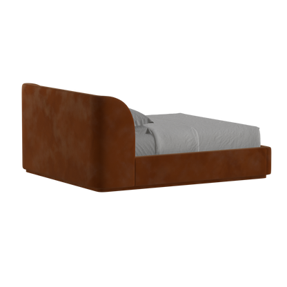 Giacomo Double Bed with Wide Panelled Headboard