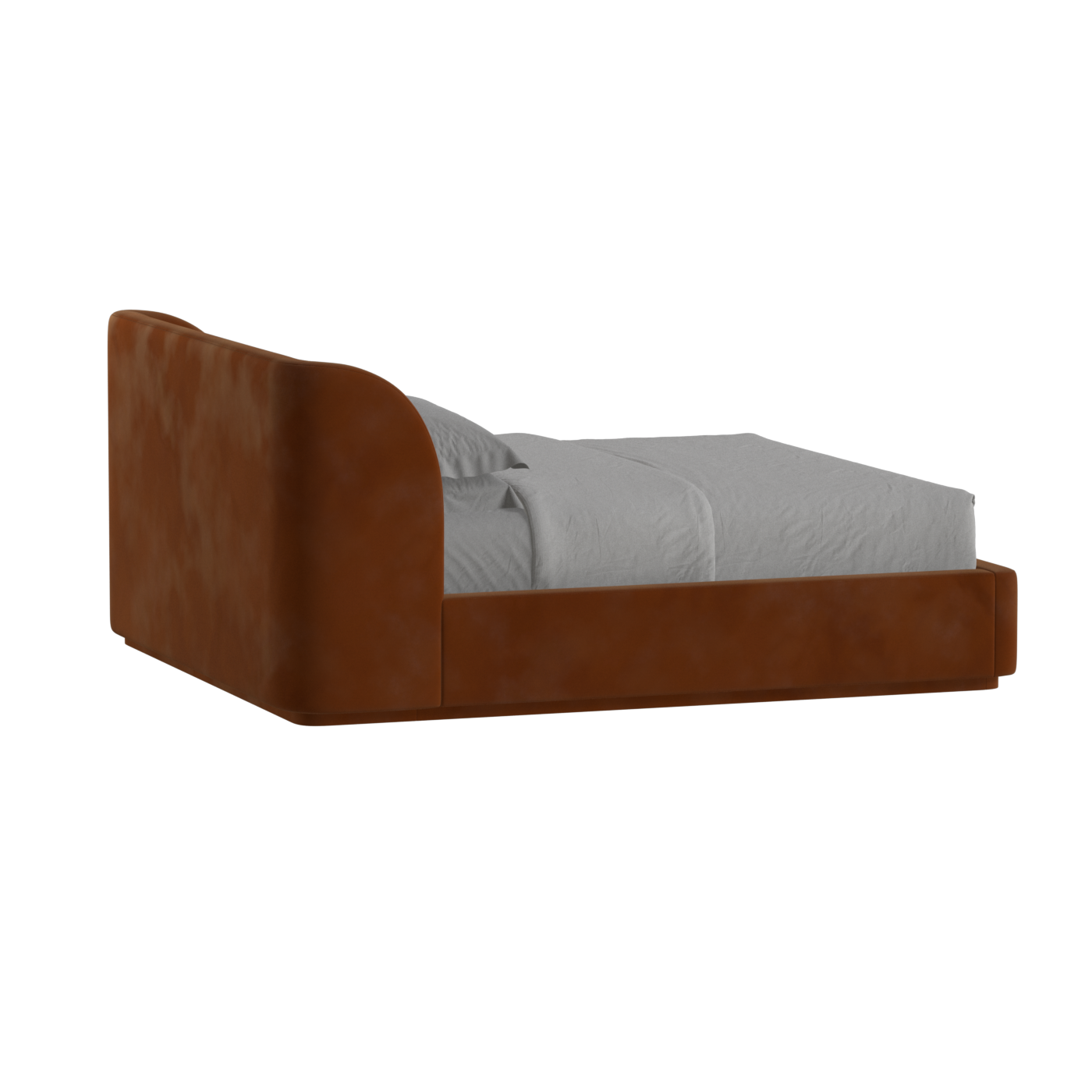 Giacomo Double Bed with Wide Panelled Headboard