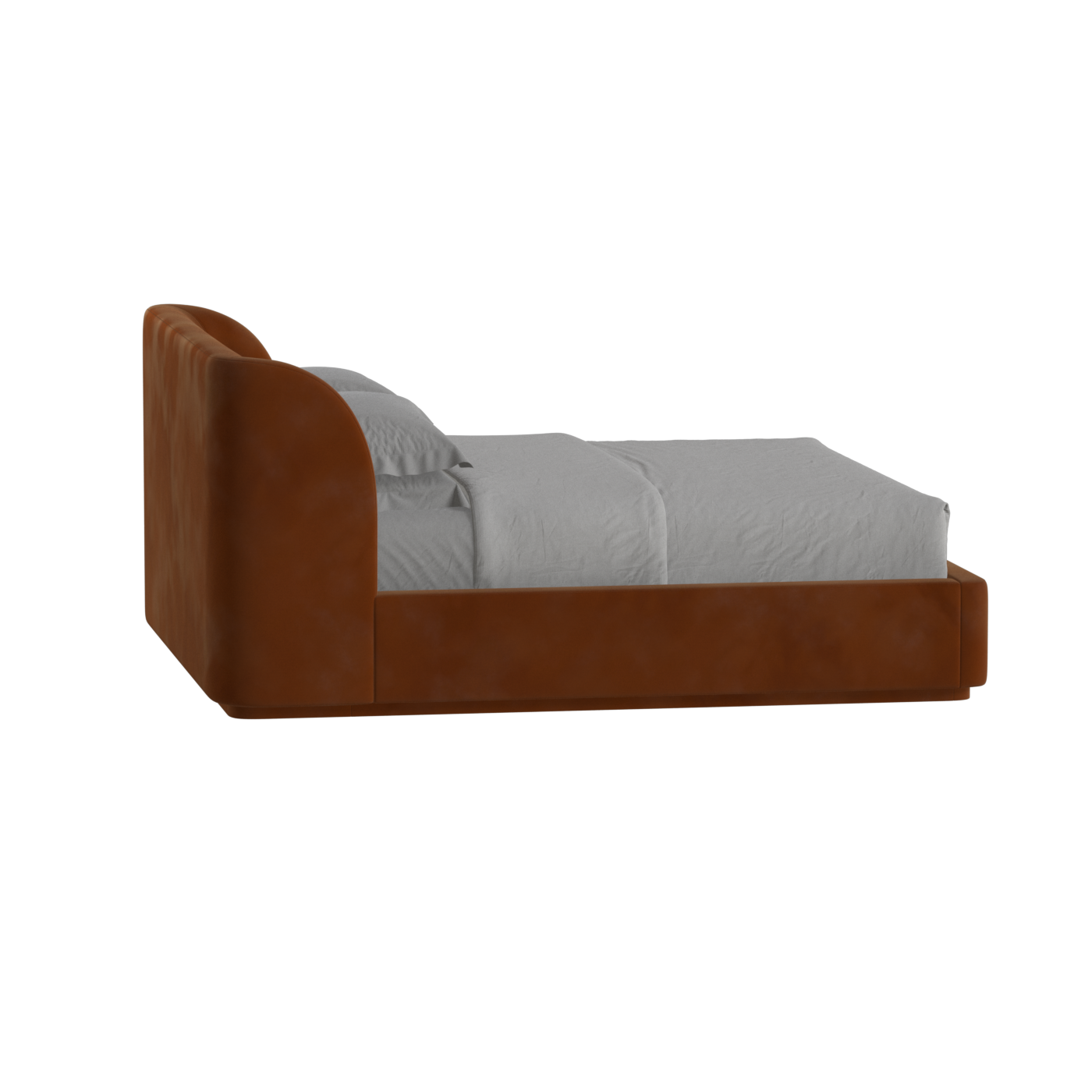 Giacomo Double Bed with Wide Panelled Headboard