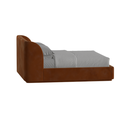 Giacomo Double Bed with Wide Panelled Headboard