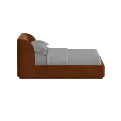 Giacomo Double Bed with Wide Panelled Headboard
