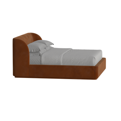 Giacomo Double Bed with Wide Panelled Headboard