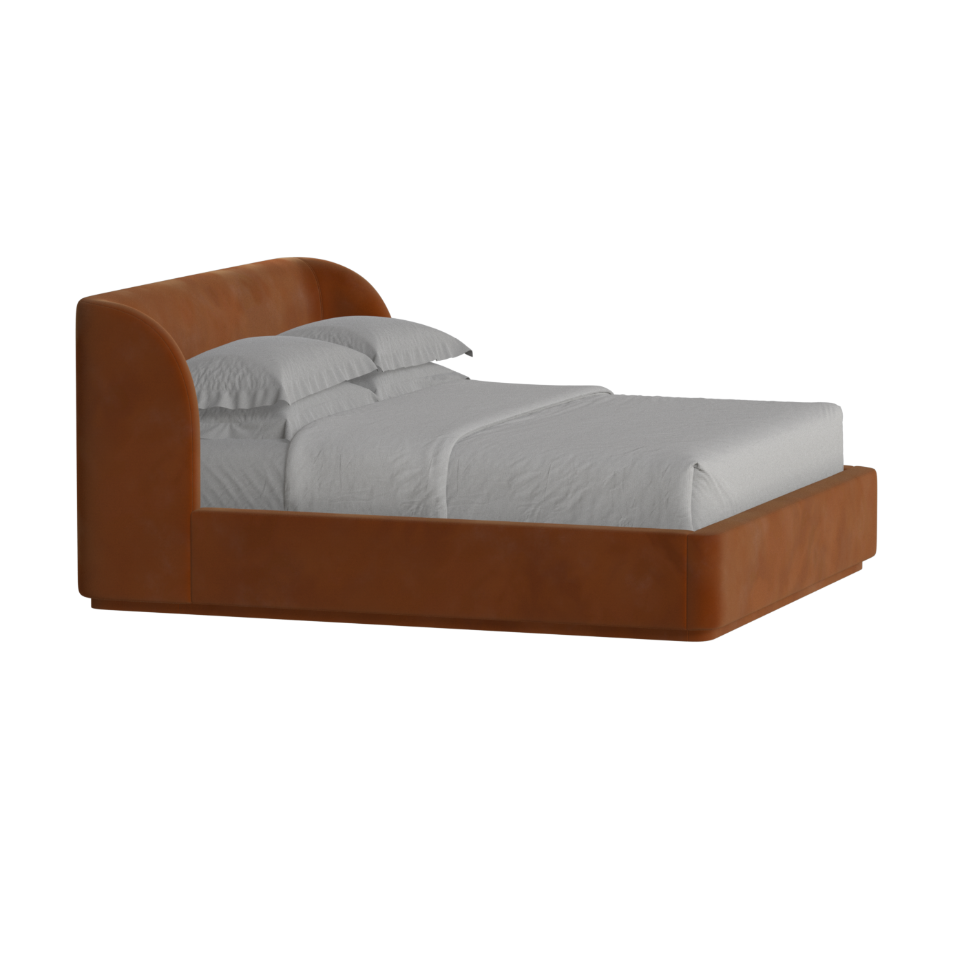 Giacomo Double Bed with Wide Panelled Headboard