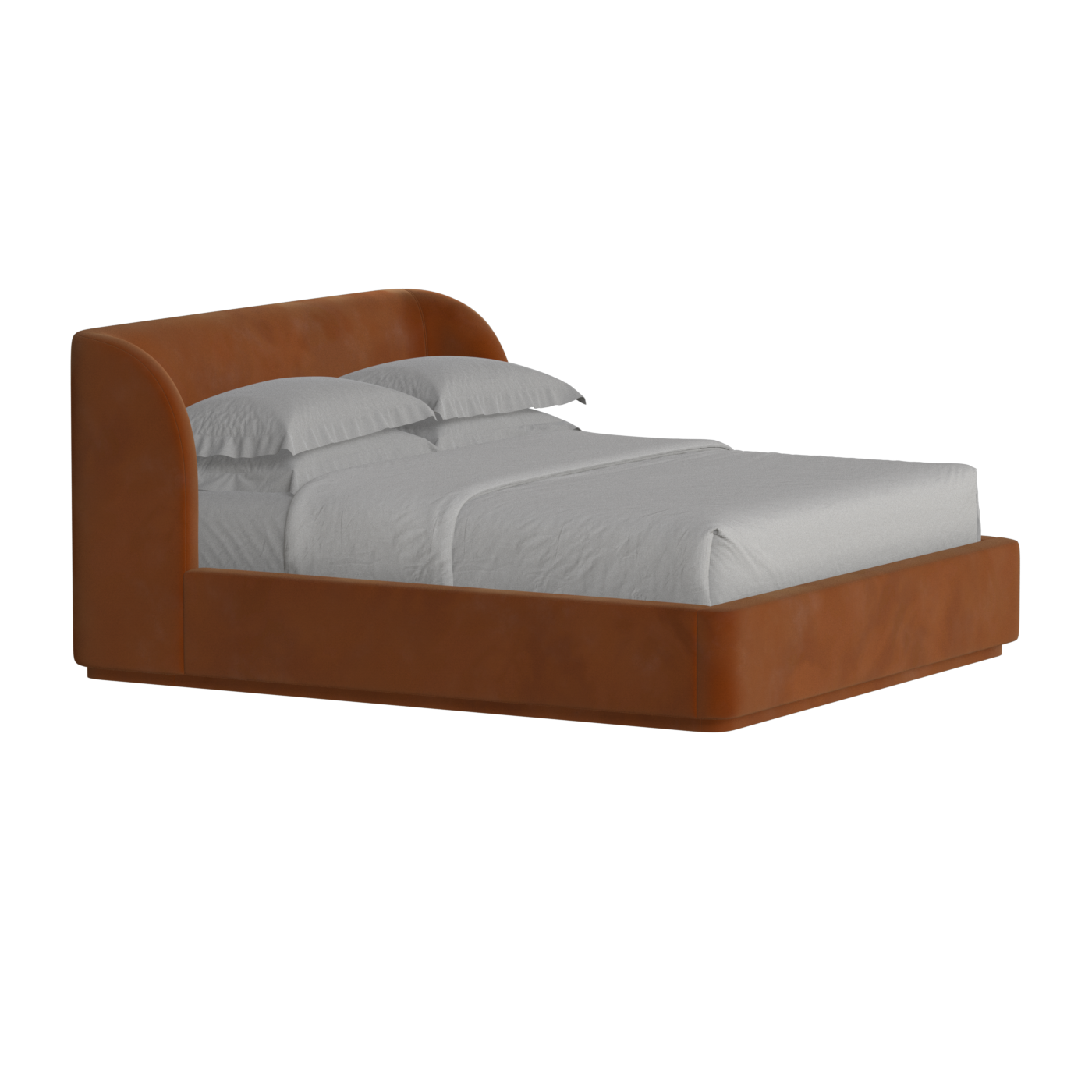 Giacomo Double Bed with Wide Panelled Headboard