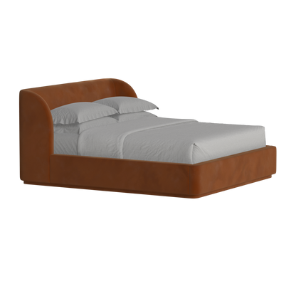 Giacomo Double Bed with Wide Panelled Headboard