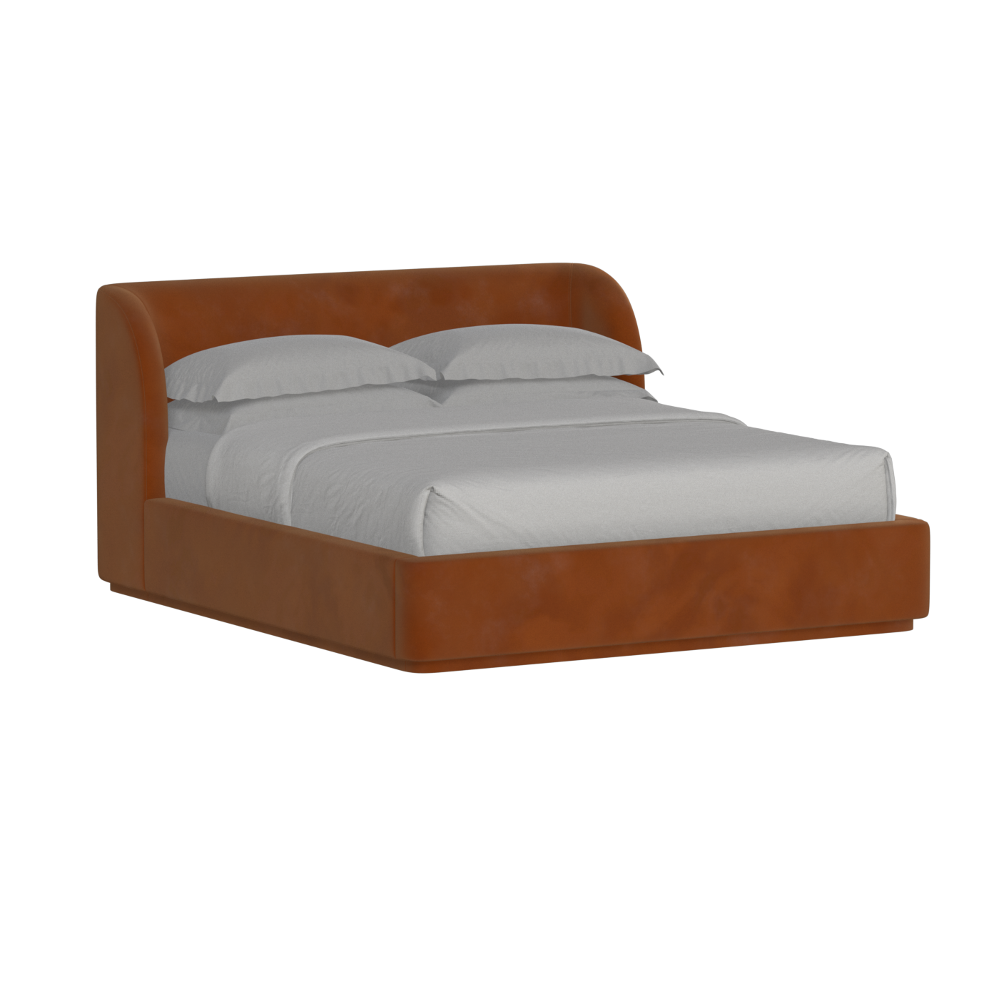 Giacomo Double Bed with Wide Panelled Headboard