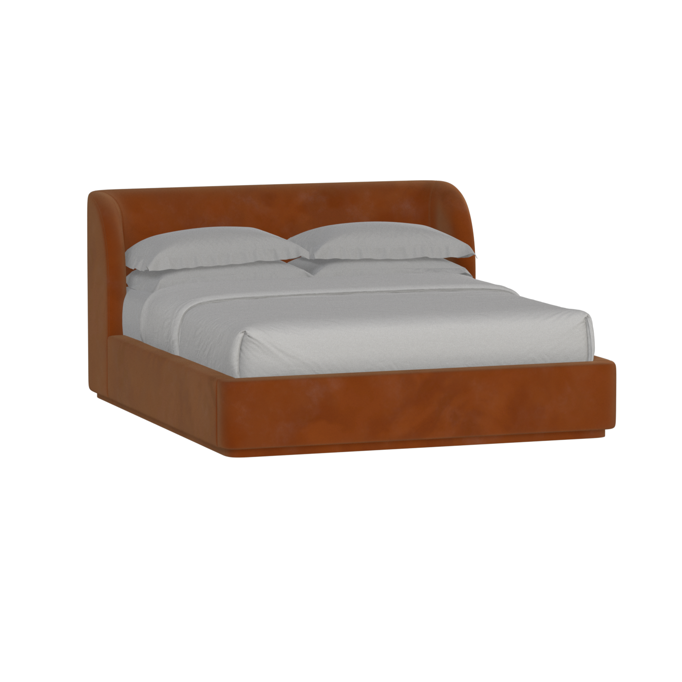 Giacomo Double Bed with Wide Panelled Headboard