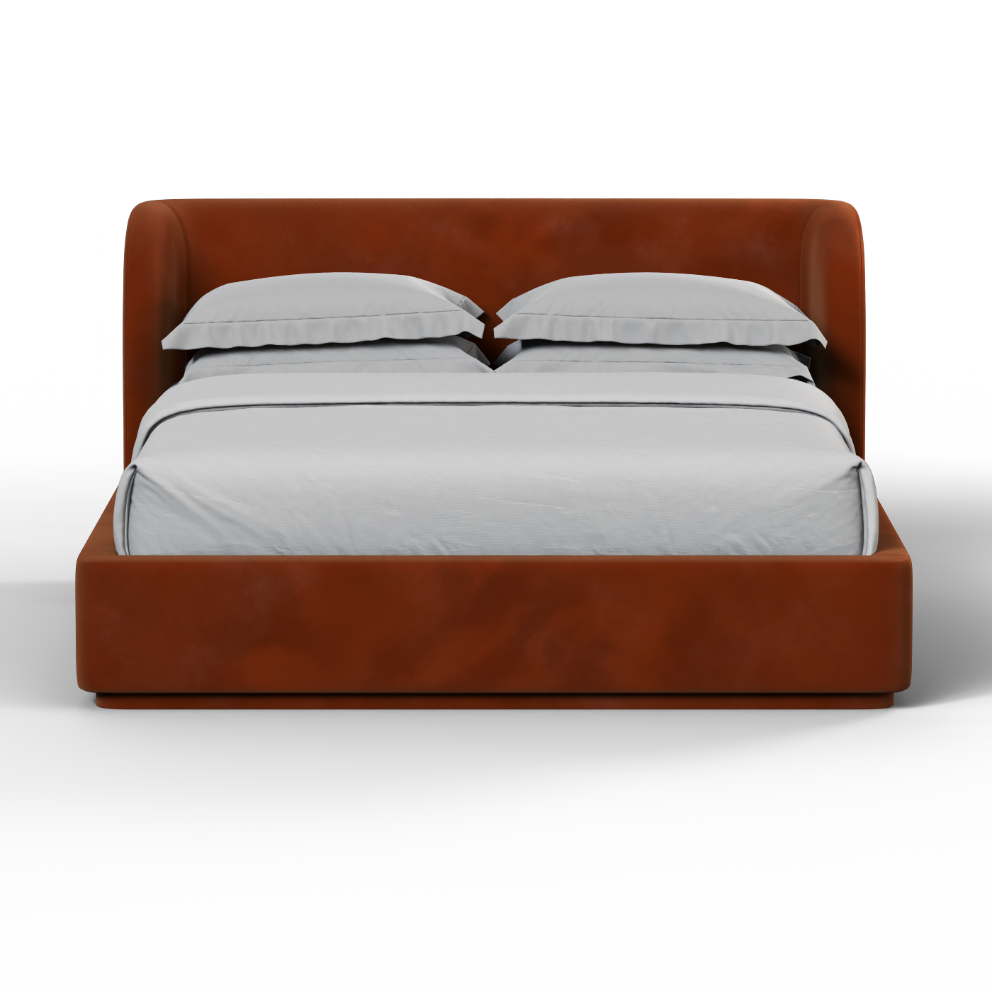 Giacomo Double Bed with Wide Panelled Headboard