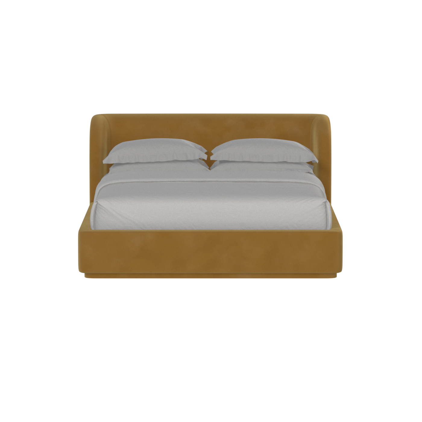 Giacomo Double Bed with Wide Panelled Headboard