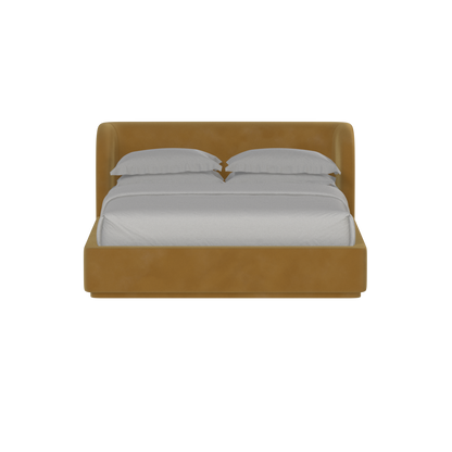 Giacomo Double Bed with Wide Panelled Headboard