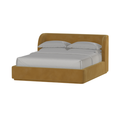 Giacomo Double Bed with Wide Panelled Headboard
