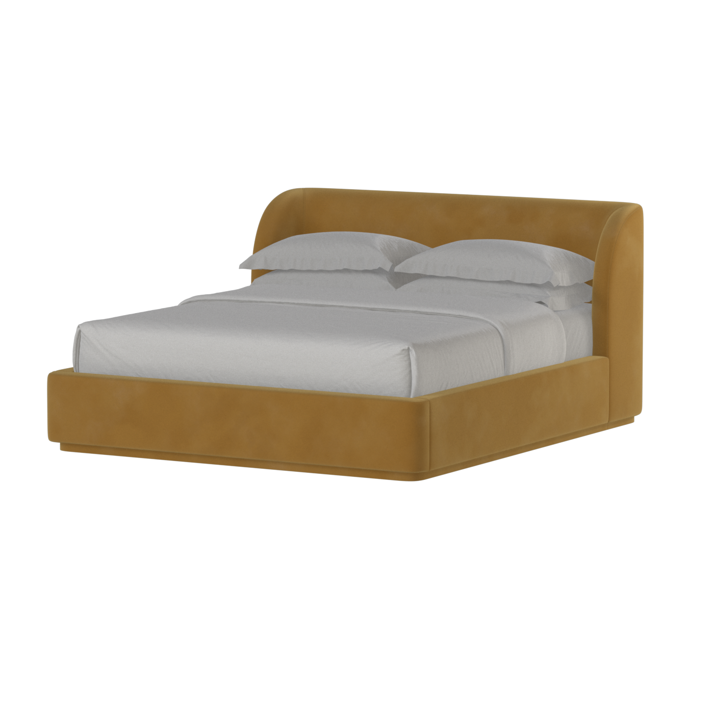Giacomo Double Bed with Wide Panelled Headboard