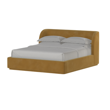 Giacomo Double Bed with Wide Panelled Headboard