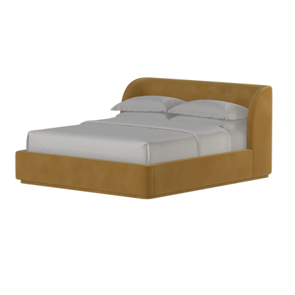 Giacomo Double Bed with Wide Panelled Headboard