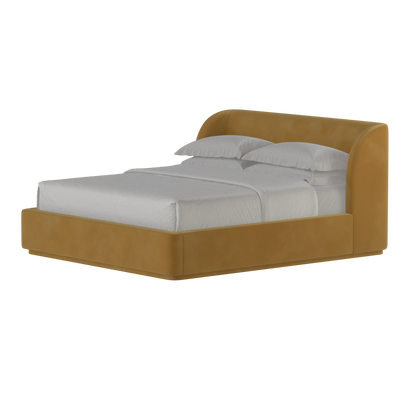 Giacomo Double Bed with Wide Panelled Headboard