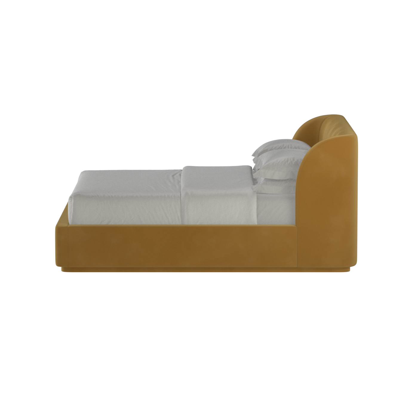 Giacomo Double Bed with Wide Panelled Headboard
