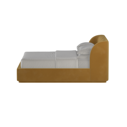 Giacomo Double Bed with Wide Panelled Headboard