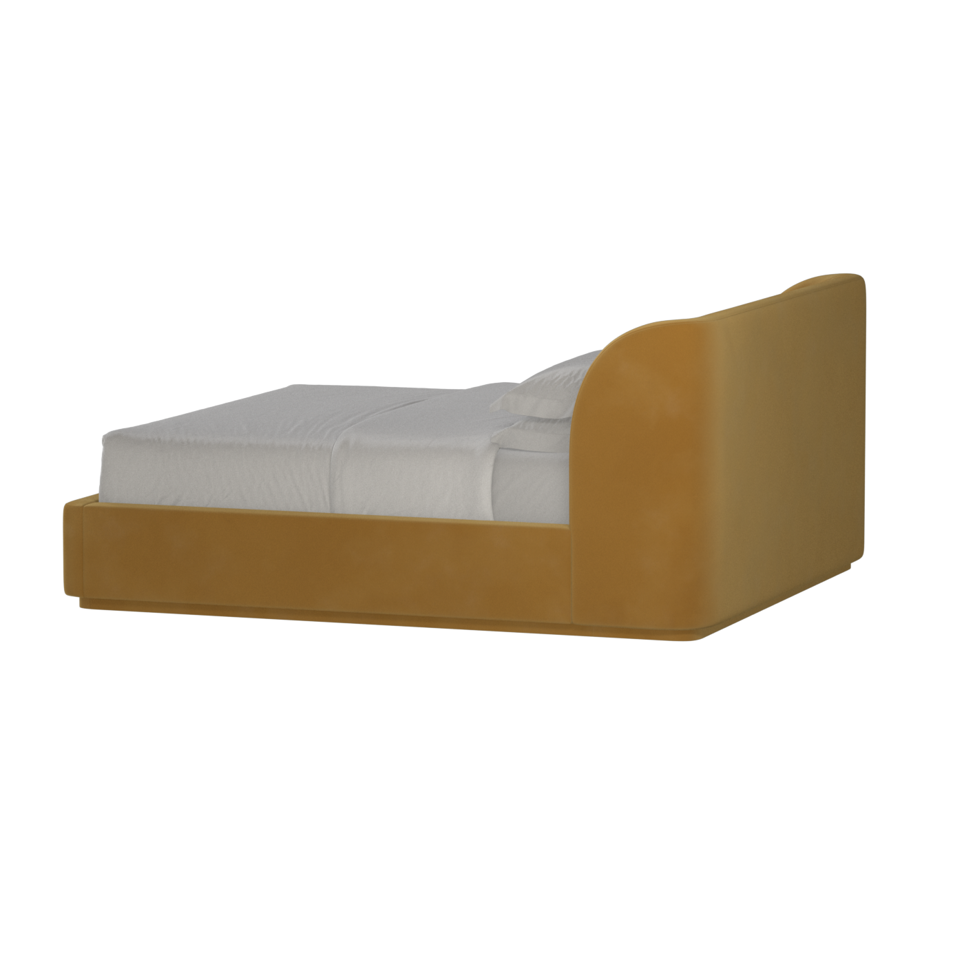 Giacomo Double Bed with Wide Panelled Headboard