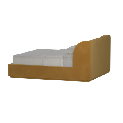 Giacomo Double Bed with Wide Panelled Headboard