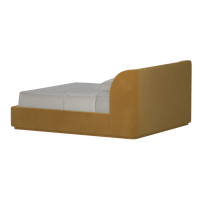 Giacomo Double Bed with Wide Panelled Headboard