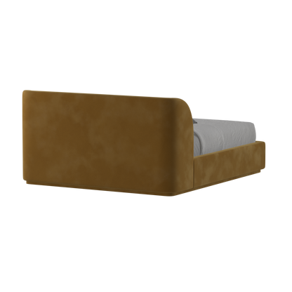 Giacomo Double Bed with Wide Panelled Headboard