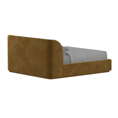Giacomo Double Bed with Wide Panelled Headboard