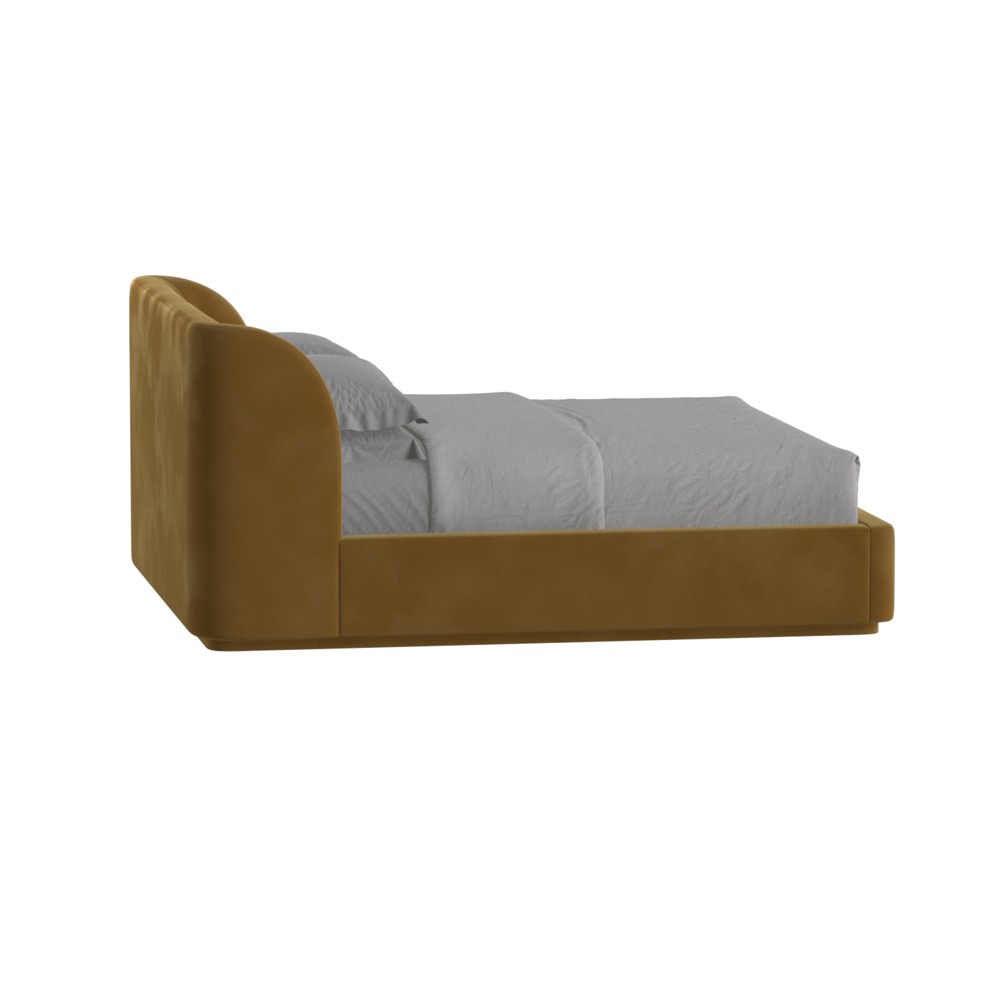 Giacomo Double Bed with Wide Panelled Headboard