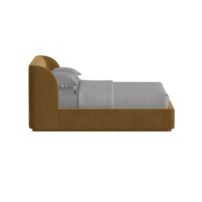 Giacomo Double Bed with Wide Panelled Headboard