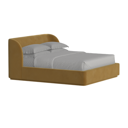 Giacomo Double Bed with Wide Panelled Headboard