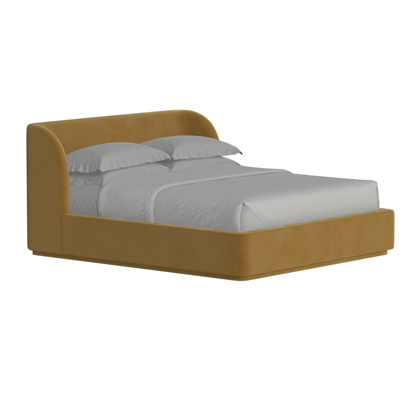 Giacomo Double Bed with Wide Panelled Headboard